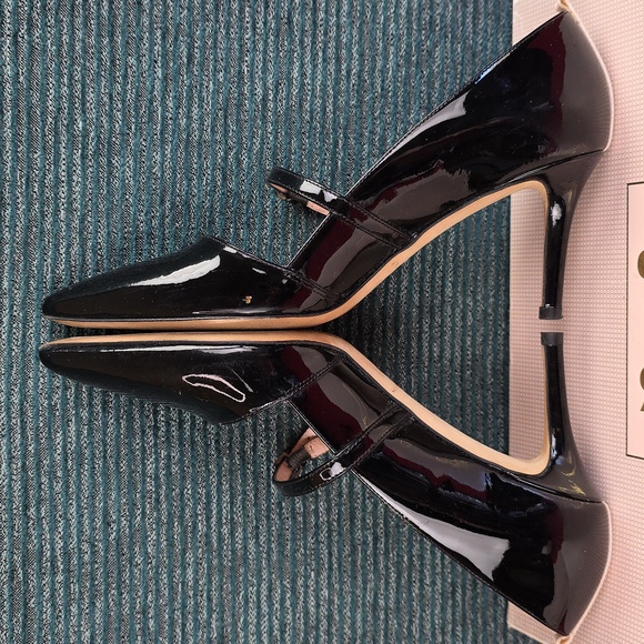 Sarah Jessica Parker Nirvana Patent Leather Pumps Made In Italy - Picture 7 of 16